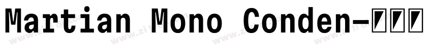 Martian Mono Conden字体转换